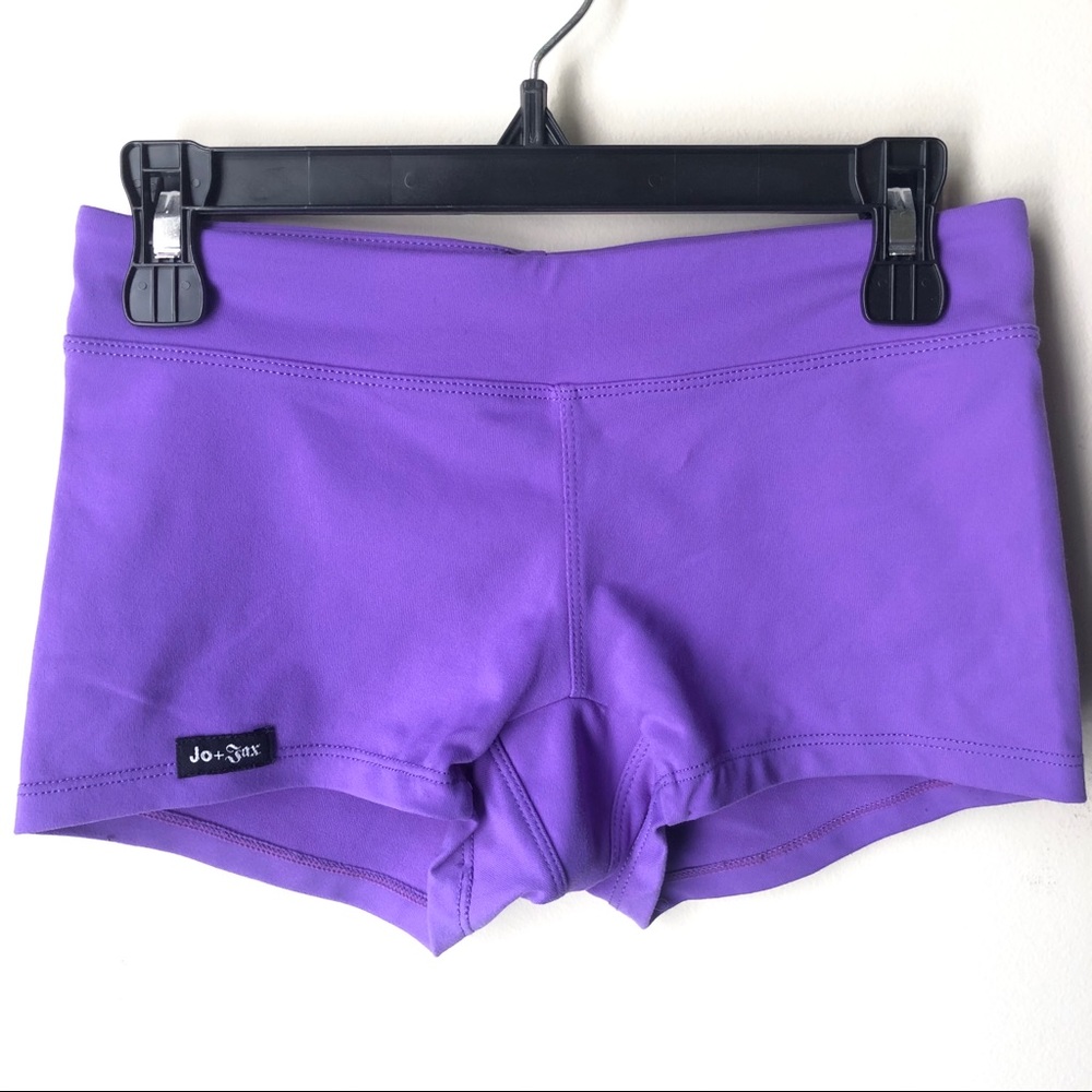 Jo + Jax Purple Dance Fitness Shorts